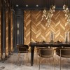 Интерьерная стеновая панель ALUMOART Chevron