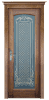 Дверь межкомнатная ОКА Сосна Витраж