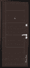 Дверь входная металлическая Металюкс М300 Металл+МДФ (венге) двери металлические стальные недорогие хорошие магазин дверей граддор graddoor graddoor.by фото картинка фотография изображение