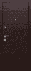 Дверь входная металлическая Металюкс М347 Металл+МДФ (венге) двери металлические стальные недорогие хорошие магазин дверей граддор graddoor graddoor.by фото картинка фотография изображение