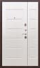 Дверь металлическая Гарда мет/мет двупольная