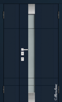 Дверь входная металлическая Металюкс СМ1527/38 Е Милано