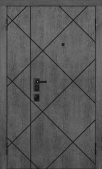 Дверь входная металлическая Металюкс ArtWood М1824/25 Е2 