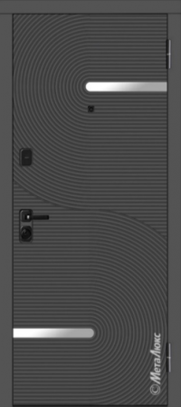 Дверь входная металлическая Металюкс М1121/44 E Милано