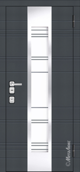 Дверь входная металлическая Металюкс СМ1271/5 Е Милано