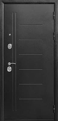 Дверь металлическая Гарда Троя серебро MAXI