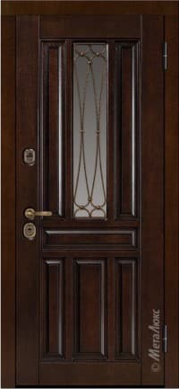 Дверь входная металлическая Металюкс ГрандВуд CМ421/32