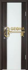 геона модерн Люкс 1 ДО триплекс белый черный Межкомнатная дверь МДФ Экошпон минск в квартиру купить недорого отличного качества низкие цены graddoor граддор graddoor.by скидки скидка акция акции недорогие цены на премиум хорошие двери настоящие недорогие 
